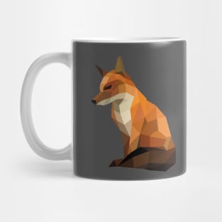 Geometric Orange Fox Mug